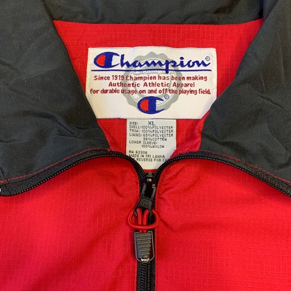 🟤Vintage Champion Zip Up Jacket Windbreaker. - Picture 4 of 4